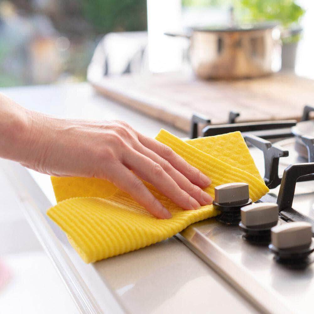 Compostable Sponge Cloths - The Plastic Free Co.
